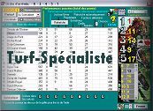 Photo d'&eacute;cran du 1er logiciel de pronostics turf tierc&eacute;, quint&eacute;, jeu pmu...